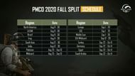 PMCO Fall Split 2020 Group Stage Start Date (Image Credits: Tencent)